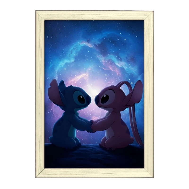 تابلو خندالو طرح استیچ (Stitch) کد F14392