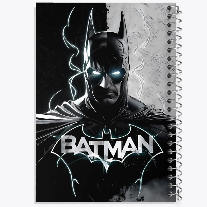 دفتر طراحی 50 برگ خندالو طرح بتمن (Batman) کد F12730