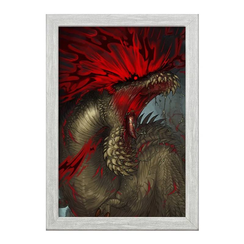 تابلو خندالو طرح بازی شکارچی هیولا (Monster Hunter) کد 33248