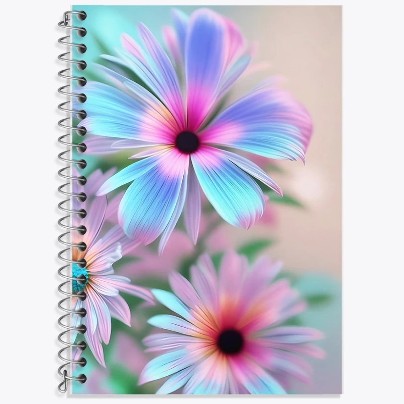 دفتر لغت 50 برگ خندالو طرح گل کد F10926