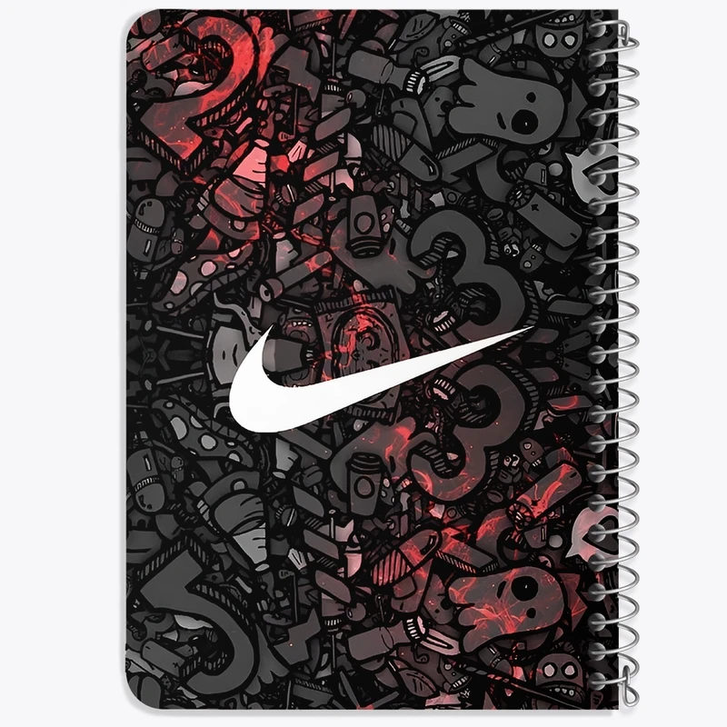 دفتر یادداشت 50 برگ خندالو طرح نایک (Nike) کد N7554