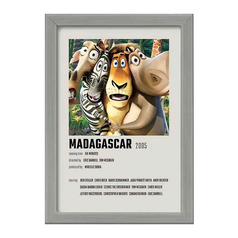 تابلو خندالو طرح ماداگاسکار (Madagascar) کد F13237