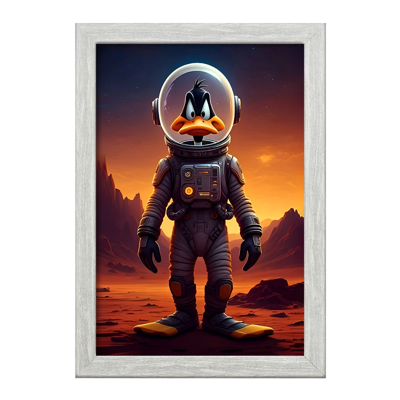 تابلو خندالو طرح دافی داک (Daffy Duck) کد F11747