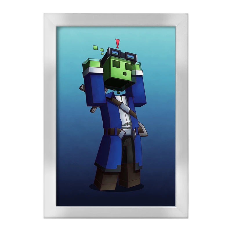 تابلو خندالو طرح ماینکرافت (Minecraft) کد F14097