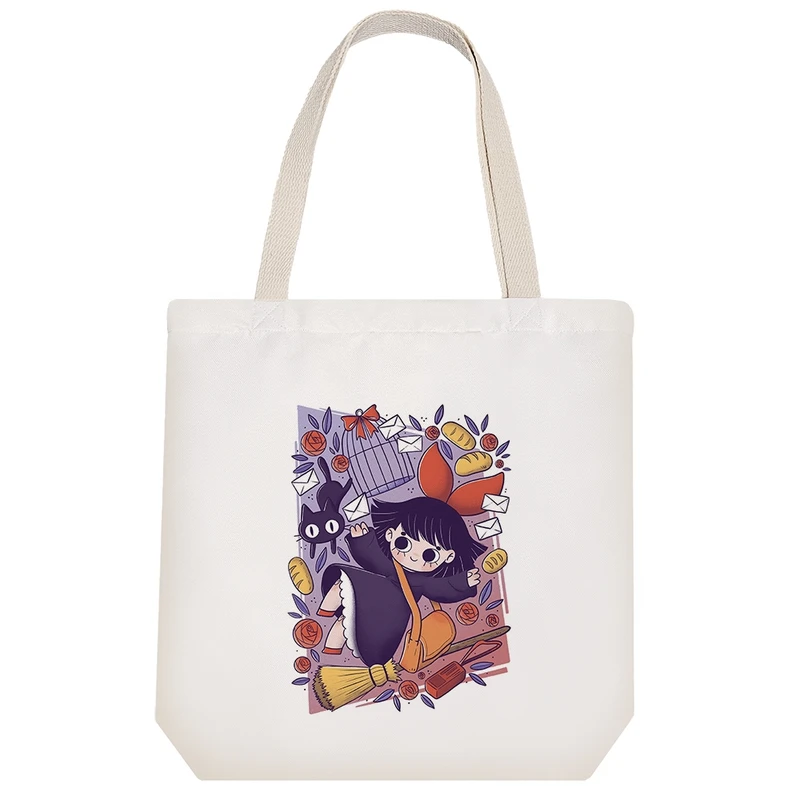 ساک خرید خندالو مدل سرویس تحویل کی‌کی (KiKi's Delivery Service) کد H2862