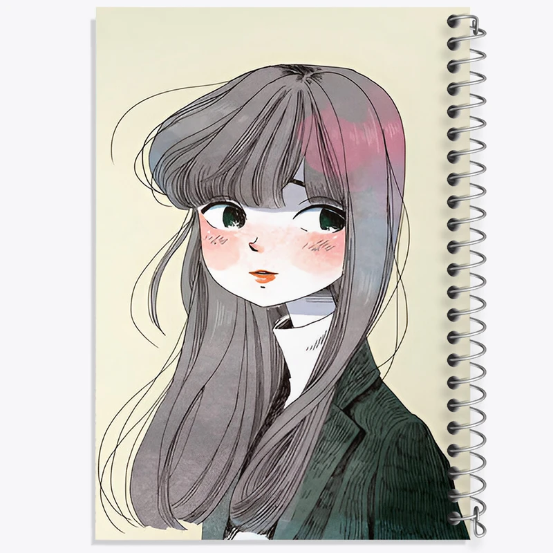 دفتر نقاشی 50 برگ خندالو طرح دخترانه کد F9198