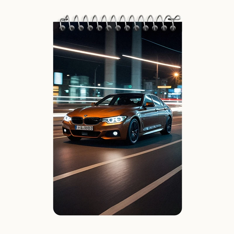 دفتر یادداشت 50 برگ خندالو طرح ماشین اسپرت کد F8450