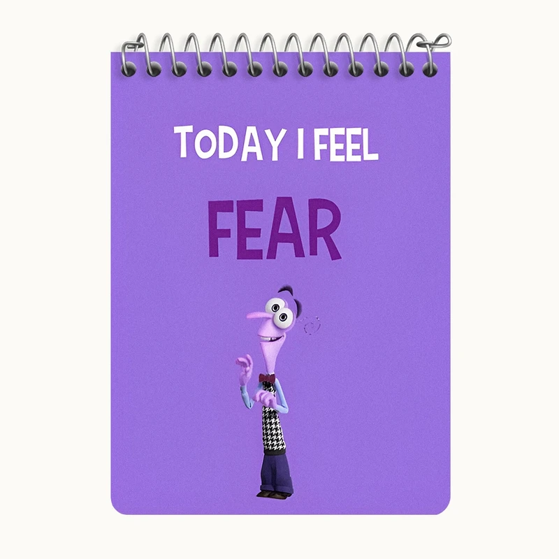 دفتر یادداشت 50 برگ خندالو طرح اینساید اوت (Fear) کد N8406