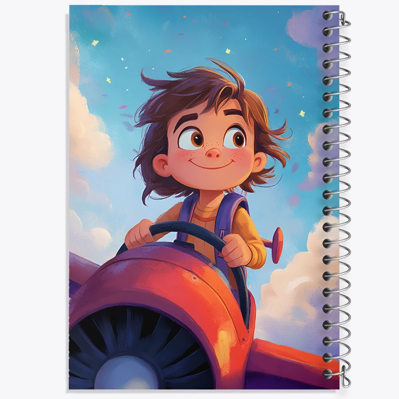 دفتر مشق 100 برگ خندالو طرح پسرانه کد N7420