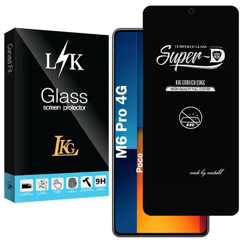 محافظ صفحه نمایش ال کا جی مدل SupD-LK مناسب برای گوشی موبایل شیائومی Poco M6 Pro