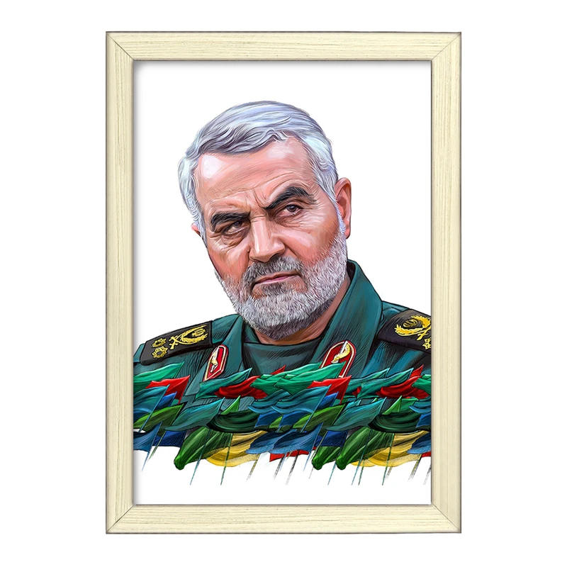 تابلو خندالو طرح سردار قاسم سلیمانی  کد 12602