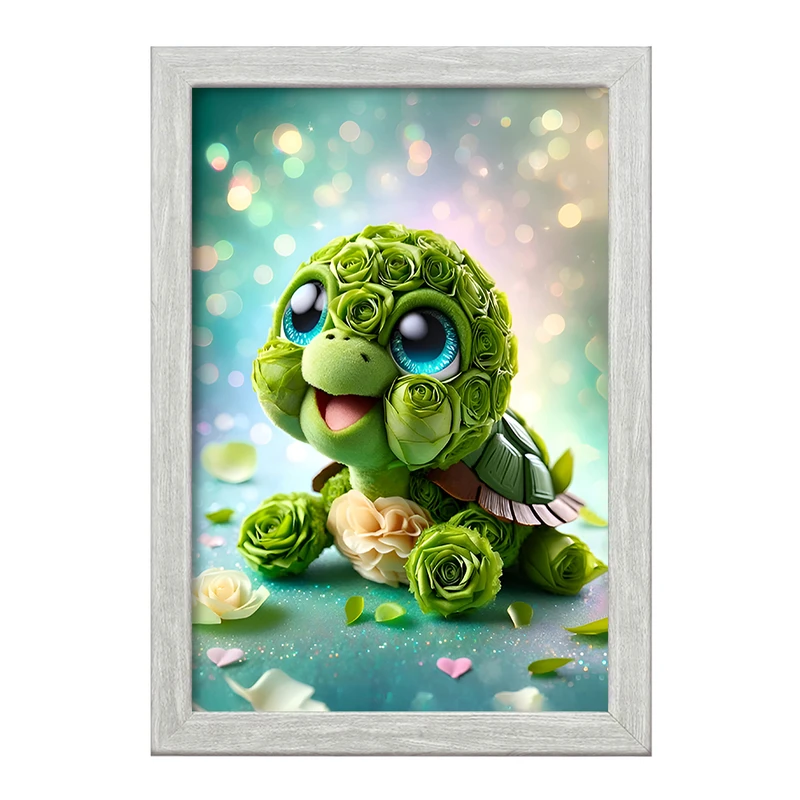 تابلو خندالو طرح لاکپشت بانمک کد F7520