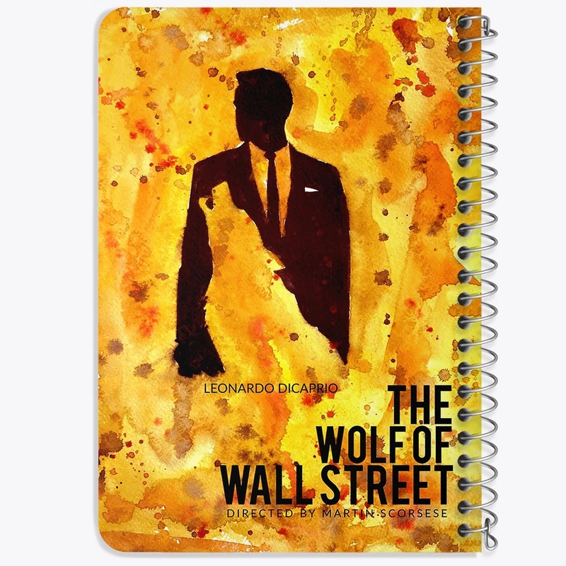 دفتر یادداشت 50 برگ خندالو طرح گرگ وال استریت (The Wolf of Wall Street) کد F11369