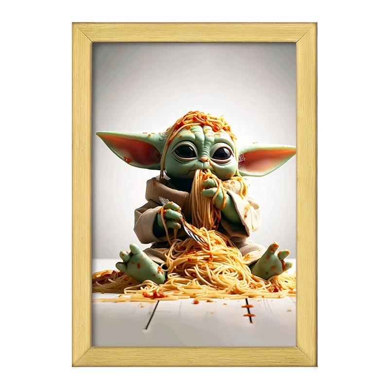 تابلو خندالو طرح بیبی یودا کد F4425