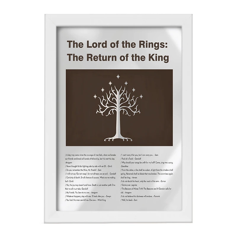 تابلو خندالو طرح ارباب حلقه ها (The Lord of the Rings) کد F13834