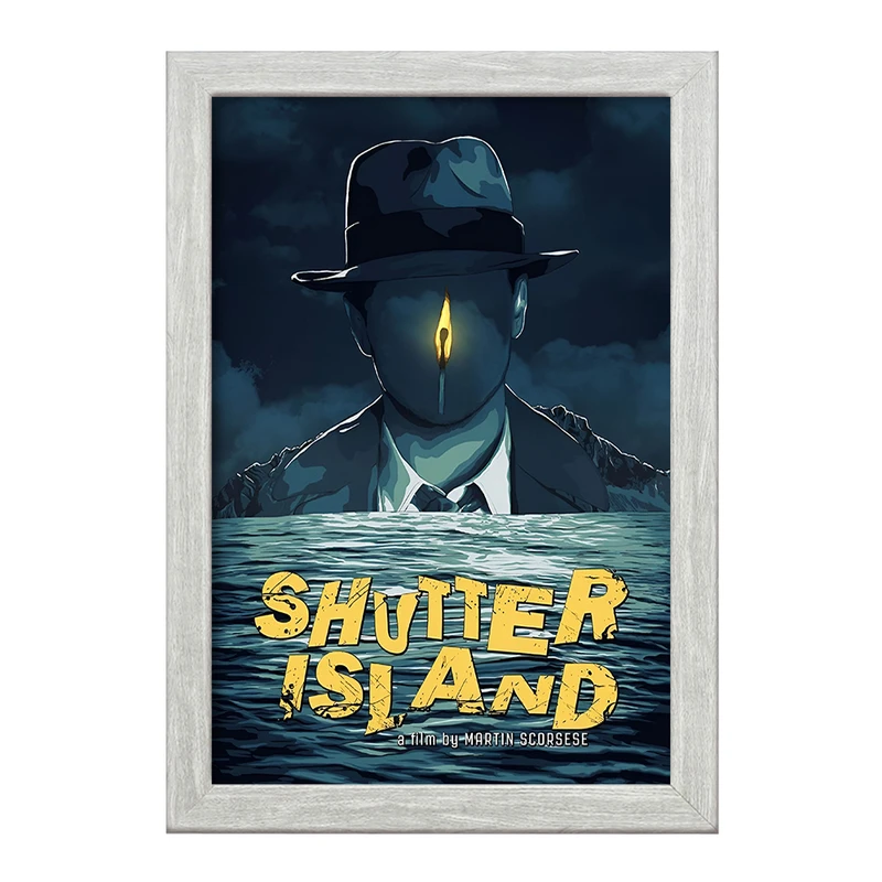 تابلو خندالو طرح جزیره شاتر (Shutter Island) کد F10173