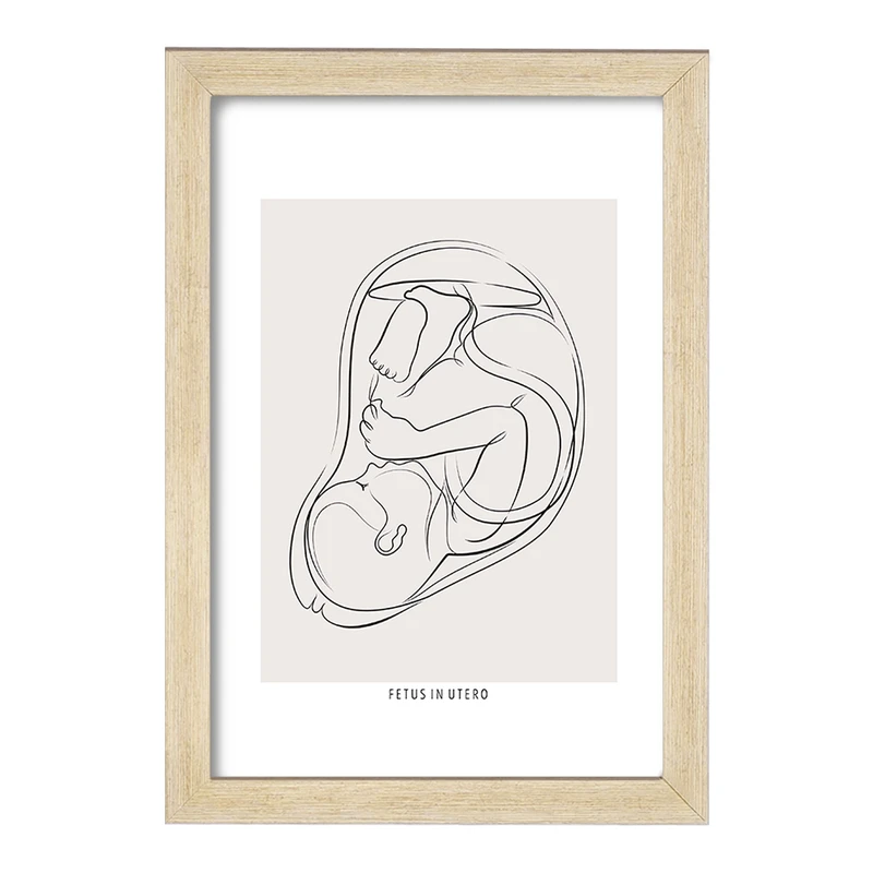تابلو خندالو طرح جنین (Fetus In Utero) کد F13935