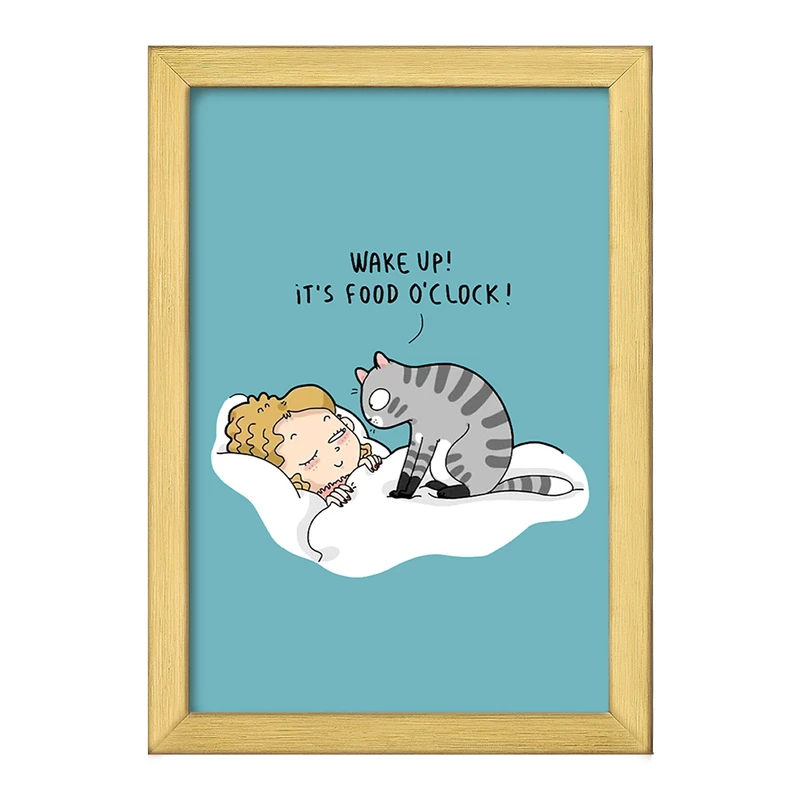 تابلو خندالو طرح گربه Cat  کد 23293