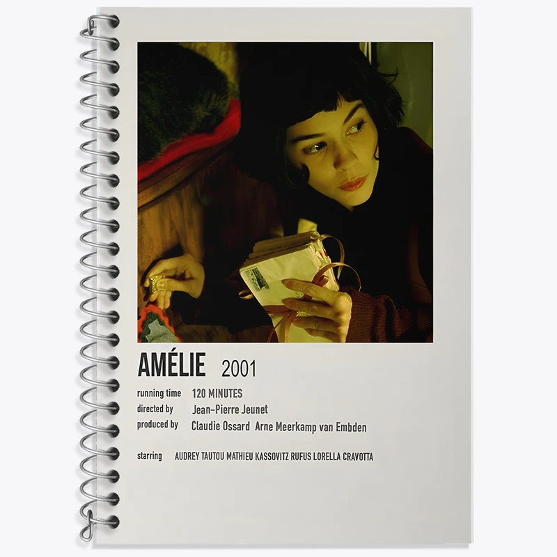 دفتر نت موسیقی 50 برگ خندالو طرح املی (Amélie) کد F13027
