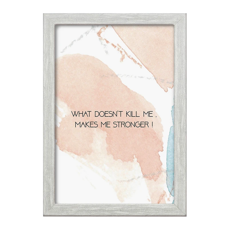 تابلو خندالو طرح چیزی که من را نمی کشد من را قوی تر می کند کد F11421