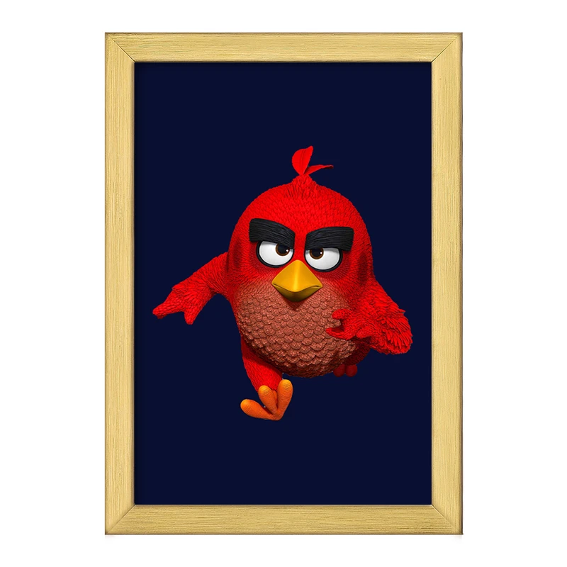 تابلو خندالو طرح پرندگان خشمگین (Angry Birds) کد F2256