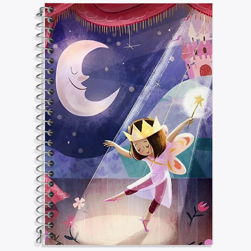 دفتر نت موسیقی 50 برگ خندالو طرح دخترانه کد F10938