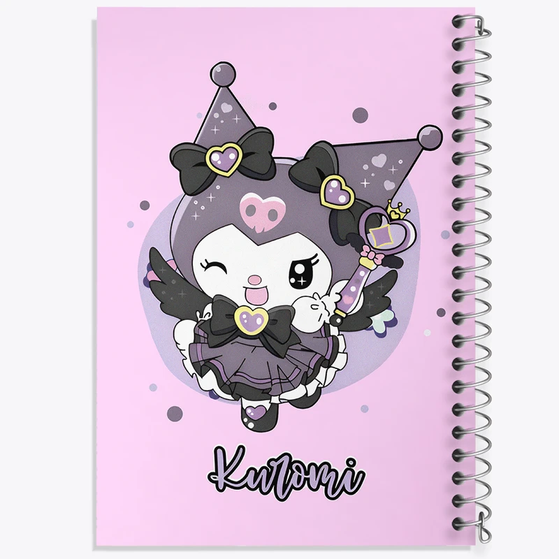 دفتر مشق 100 برگ خندالو طرح کرومی (Kuromi) کد N7815
