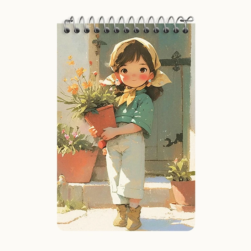 دفتر یادداشت 50 برگ خندالو طرح دخترانه کودکانه کد F10934