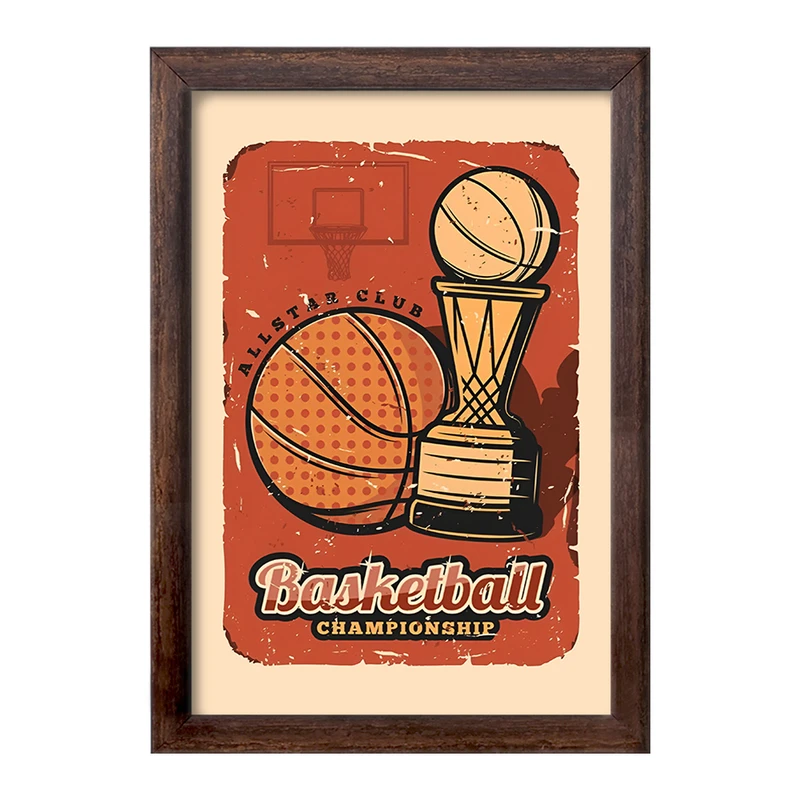 تابلو خندالو طرح بسکتبال (Basketball) کد F14250