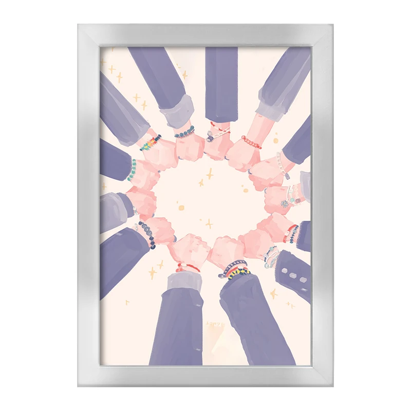 تابلو خندالو طرح گروه سونتین Seventeen  کد 21661