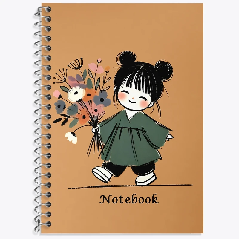 دفتر لغت 50 برگ خندالو طرح دخترانه کد N7013