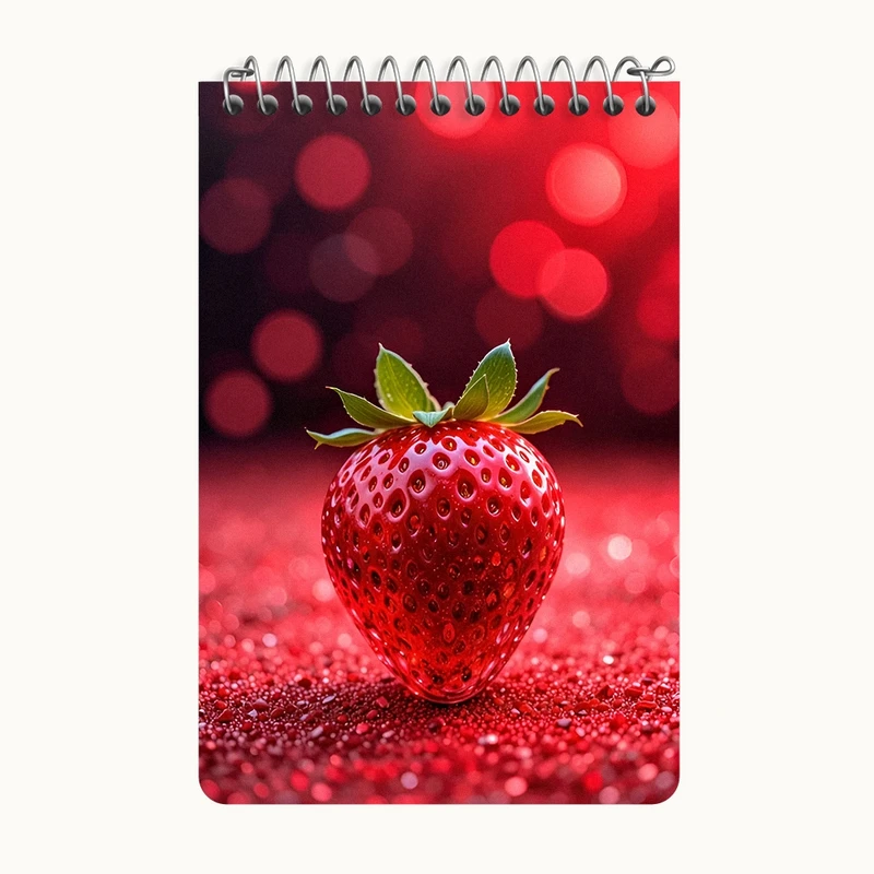 دفتر یادداشت 50 برگ خندالو طرح توت فرنگی کد F11641