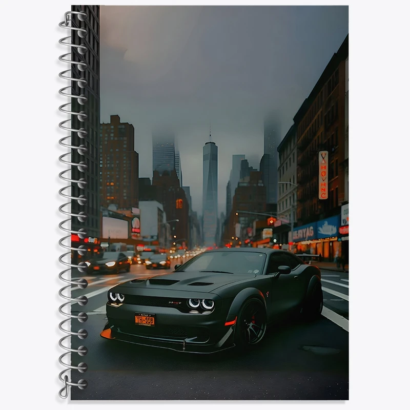 دفتر لغت 50 برگ خندالو طرح ماشین اسپرت کد F4353