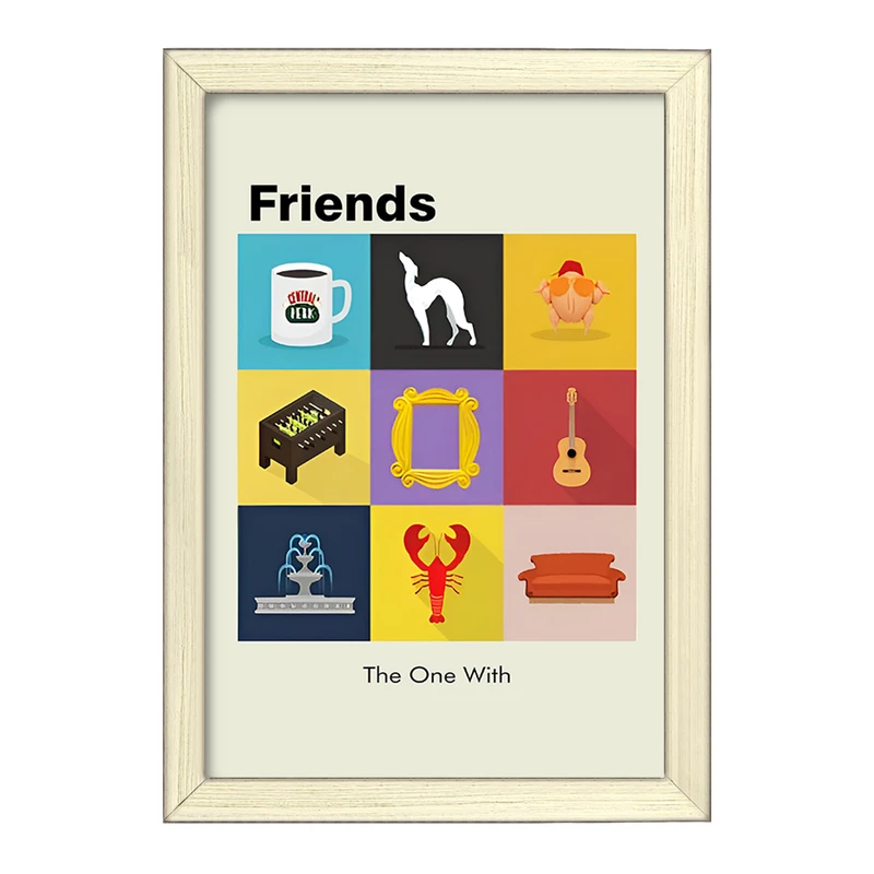تابلو خندالو طرح فرندز (Friends) کد F13806