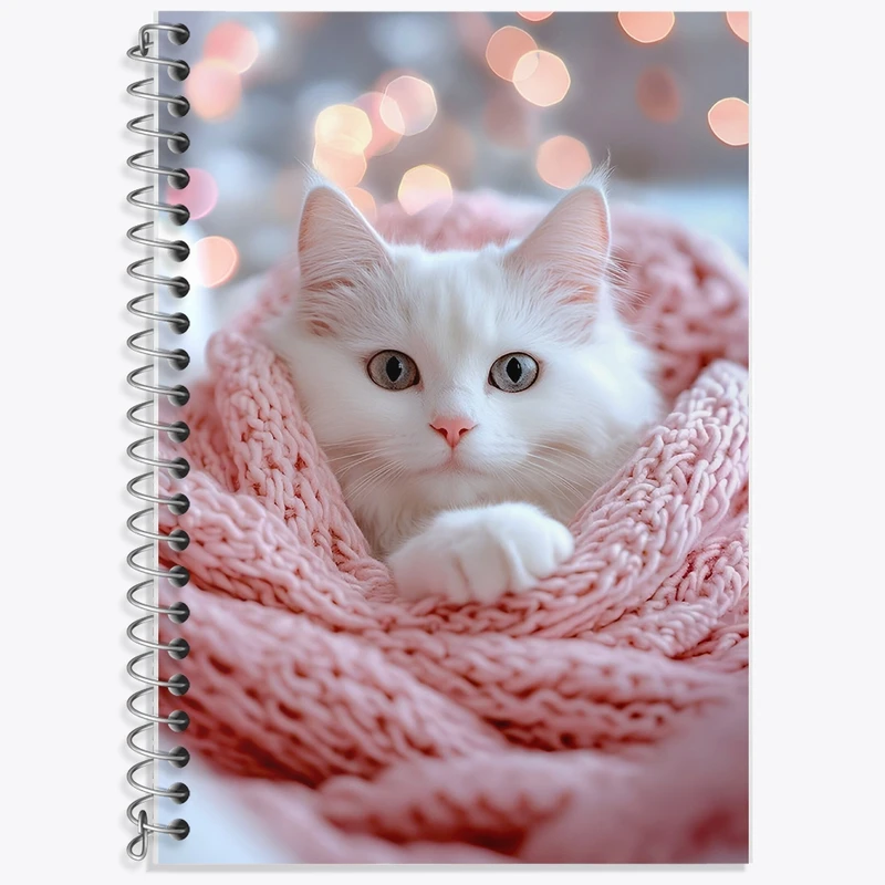 دفتر لغت 50 برگ خندالو طرح گربه کد F8737