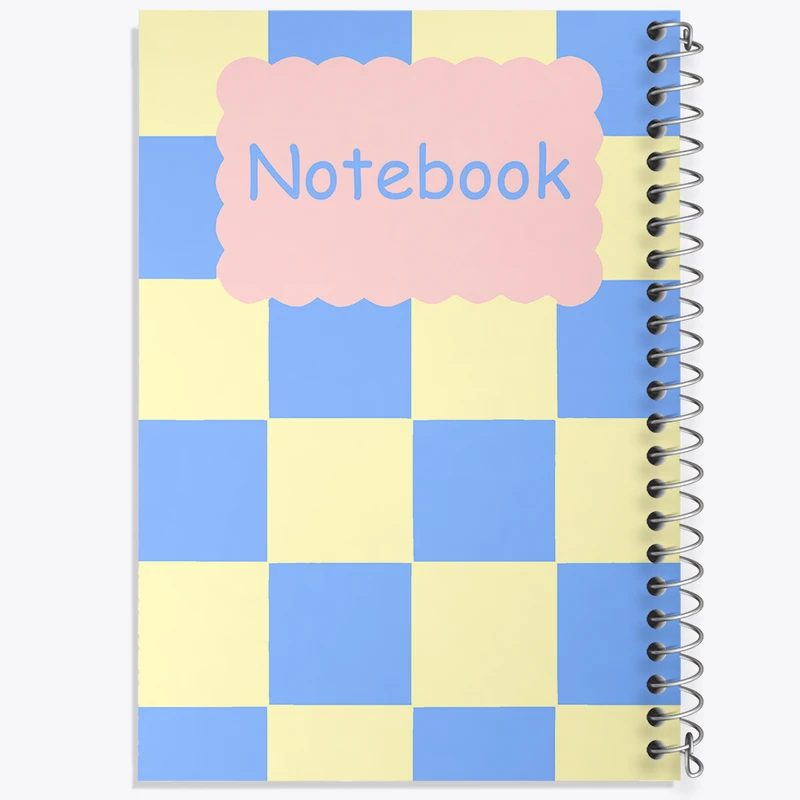 دفتر نقاشی 50 برگ خندالو طرح شطرنجی کد N6666