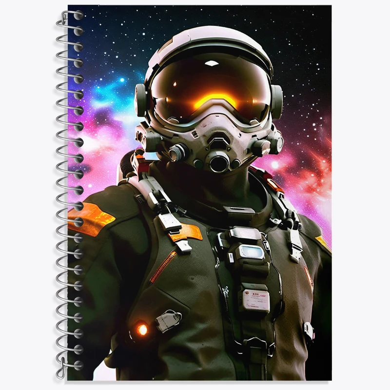 دفتر نت موسیقی 50 برگ خندالو طرح آدم فضایی کد F2990