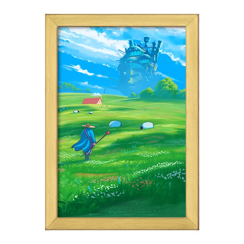 تابلو خندالو طرح قلعه متحرک هاول کد F9070