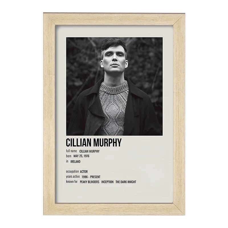تابلو خندالو طرح کیلین مورفی (Cillian Murphy) کد F13377
