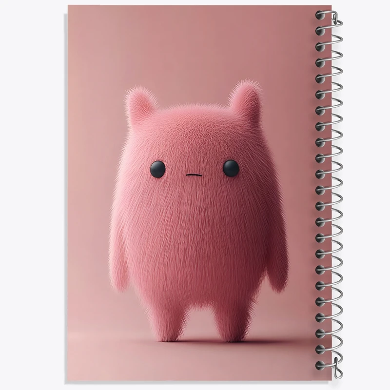 دفتر طراحی 50 برگ خندالو طرح هیولای بامزه کد N5364