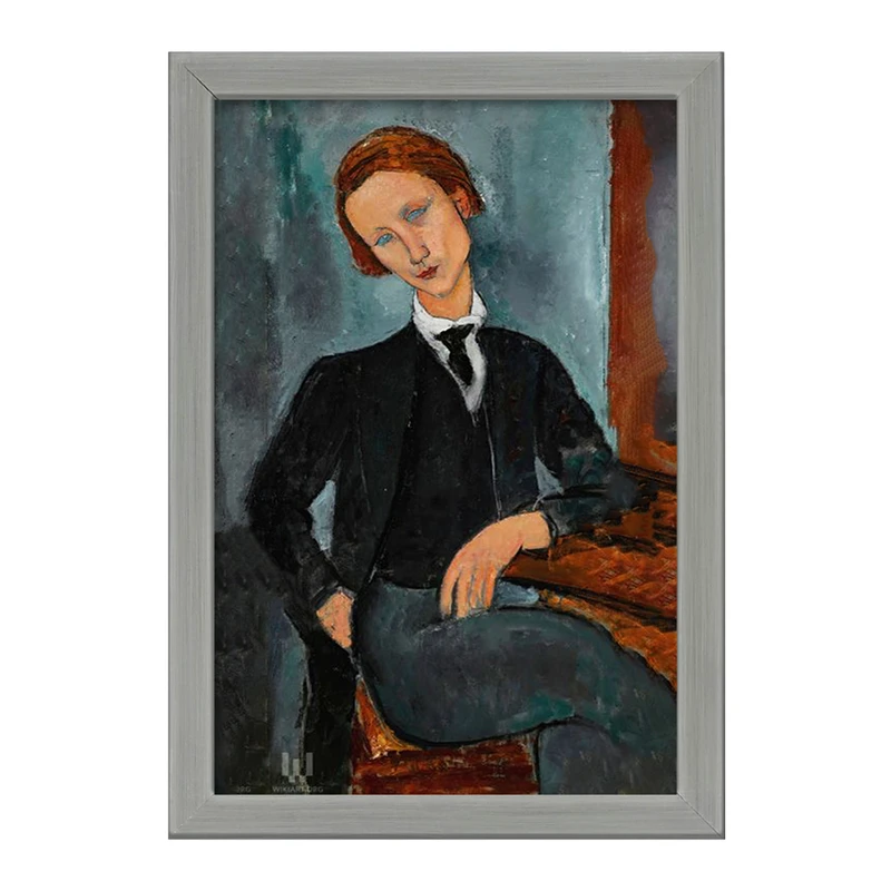 تابلو خندالو طرح پرتره بارانوفسکی اثر آمادئو مودیلیانی کد F12464