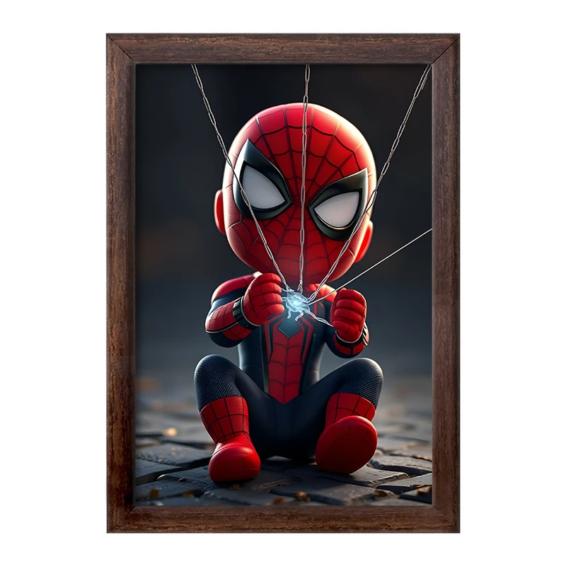 تابلو خندالو طرح مرد عنکبوتی کد F11665