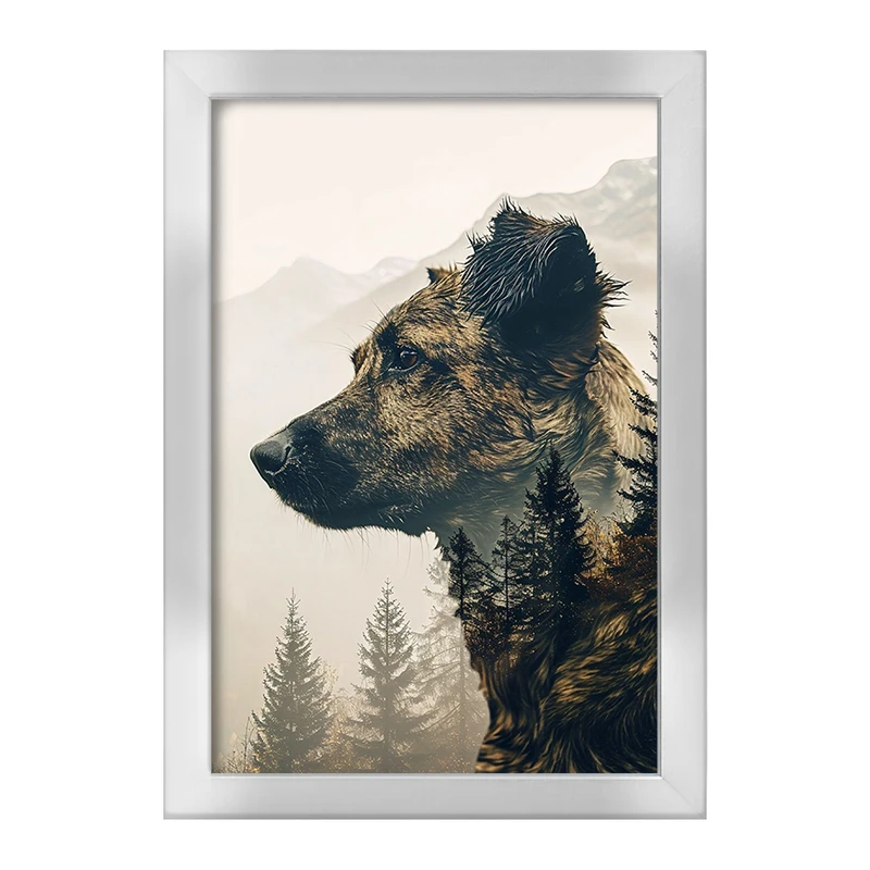 تابلو خندالو طرح سگ (Dog) کد F1312