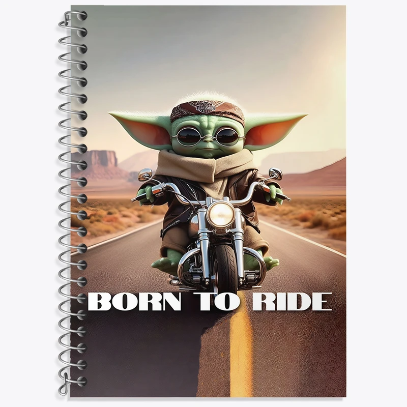 دفتر نت موسیقی 50 برگ خندالو طرح بیبی یودا کد F4429