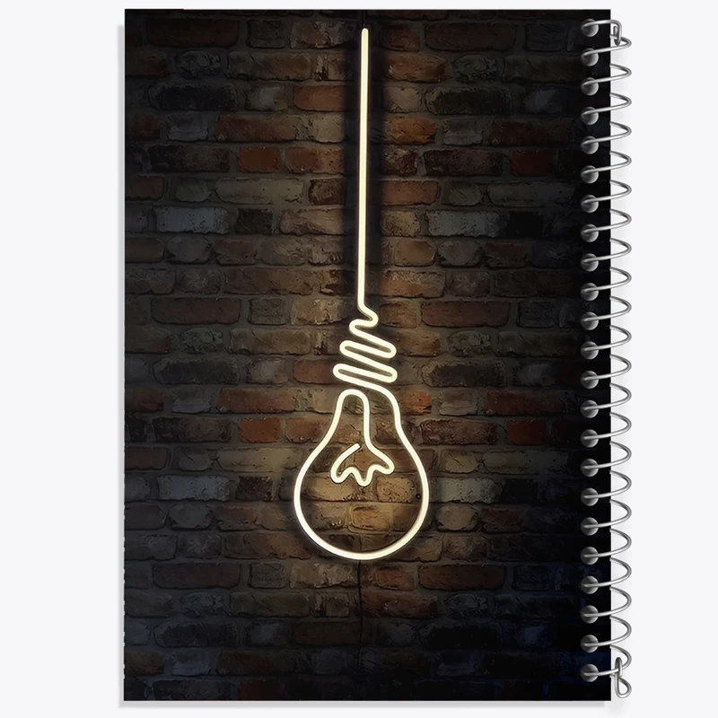 دفتر مشق 50 برگ خندالو طرح چراغ کد F12571