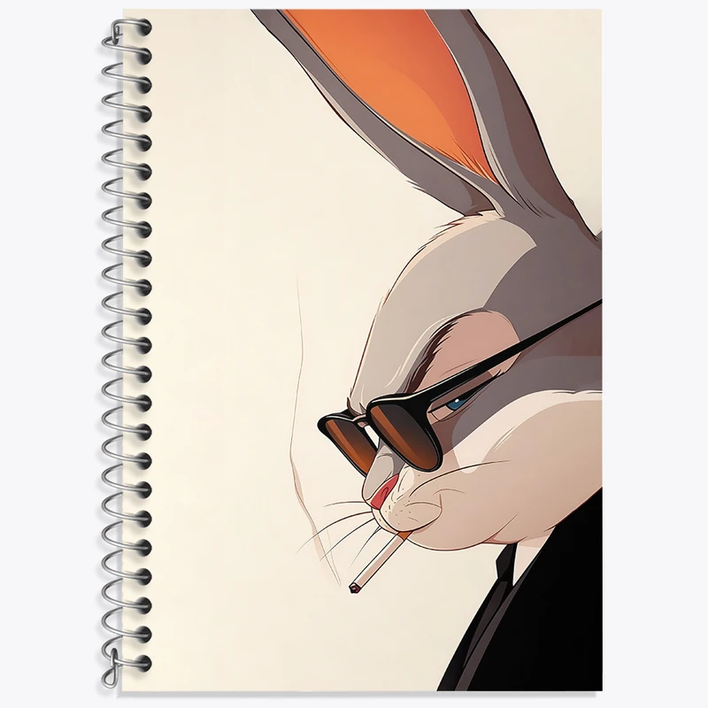 دفتر نت موسیقی 50 برگ خندالو طرح باگز بانی کد F3294