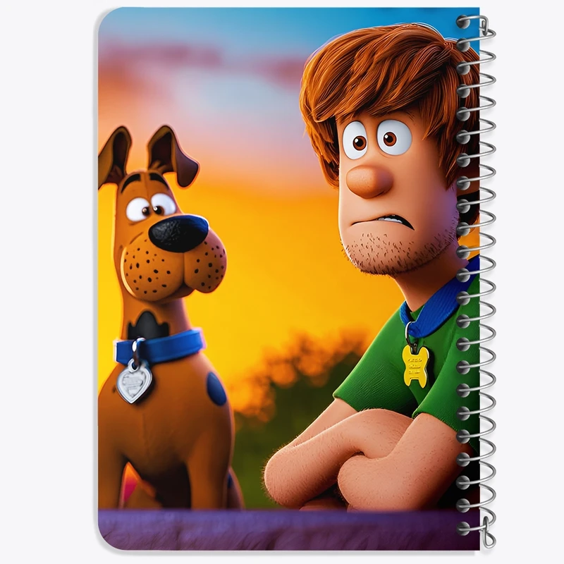 دفتر یادداشت 50 برگ خندالو طرح اسکوبی دو (Scooby-Doo) کد F13699