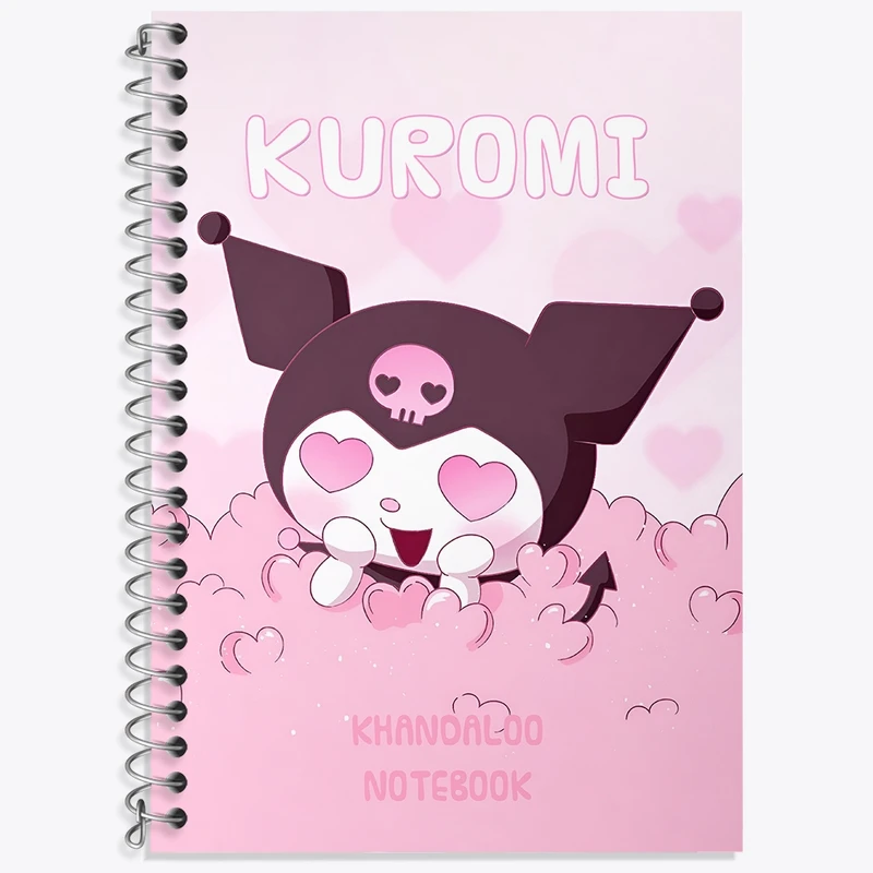 دفتر لغت 50 برگ خندالو طرح کرومی (Kuromi) کد N9077