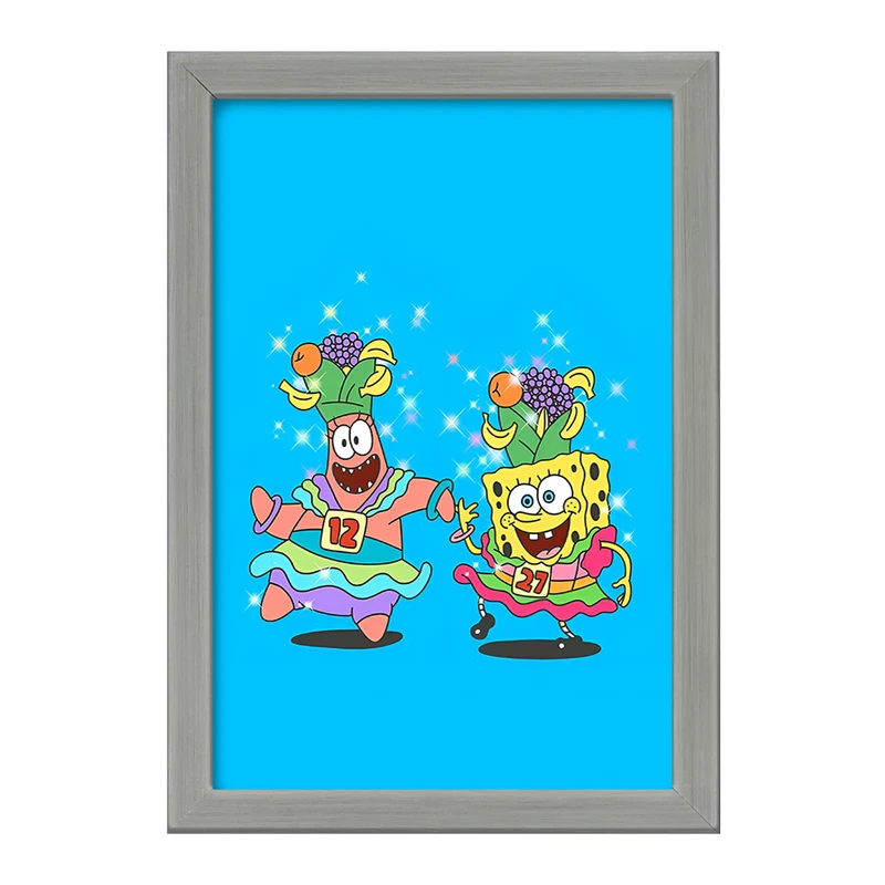 تابلو خندالو طرح باب اسفنجی و پاتریک کد F8599