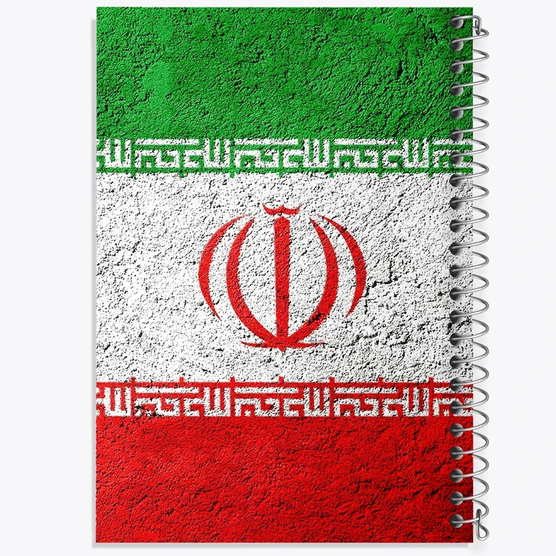 دفتر طراحی 50 برگ خندالو طرح پرچم ایران کد 23948